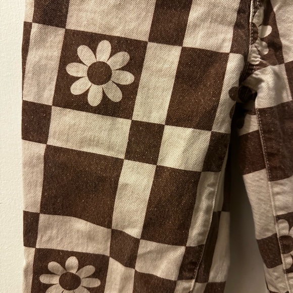 PacSun Tan and Brown Striped Pants - Picture 2 of 4